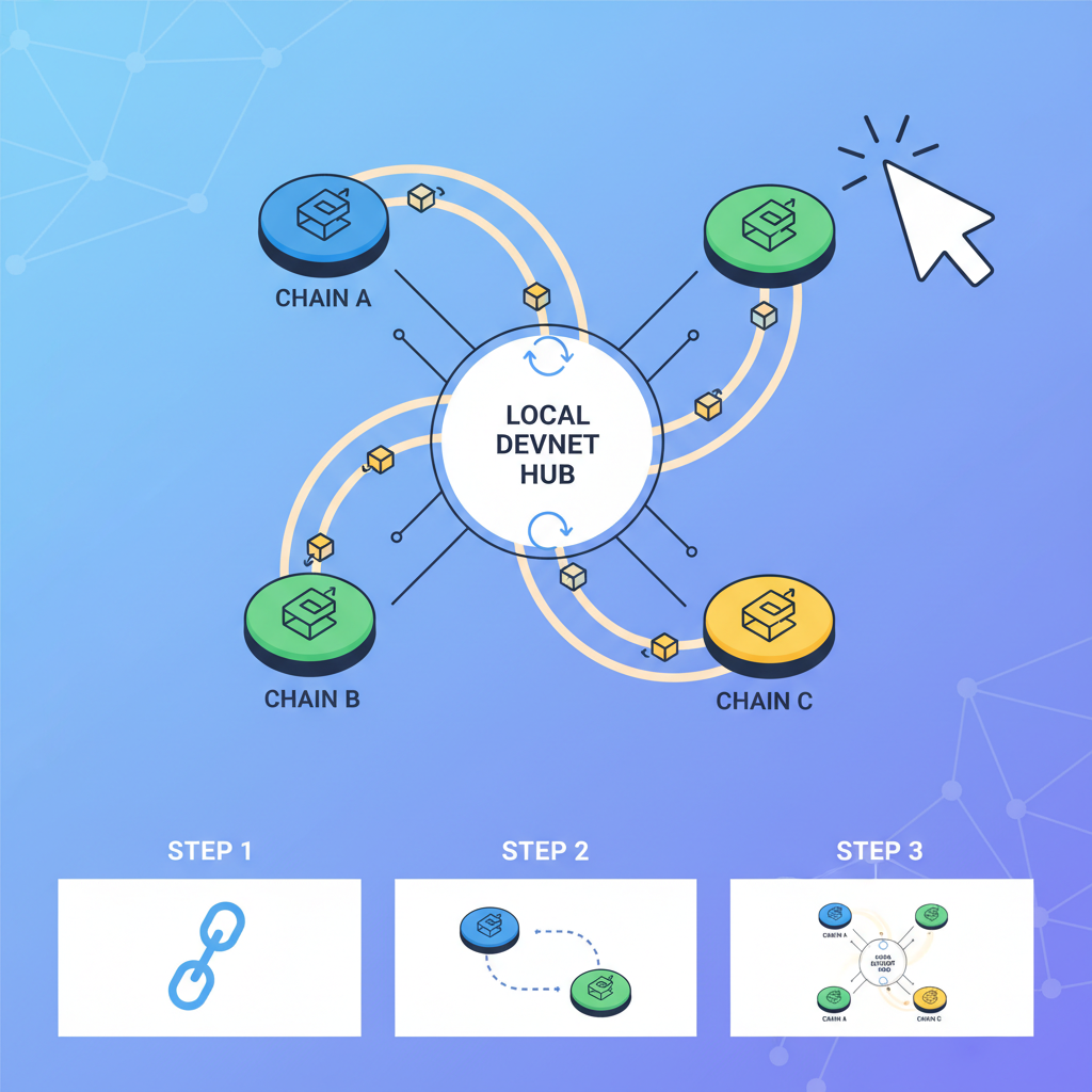 local blockchain devnet testing, multiple chains linking seamlessly