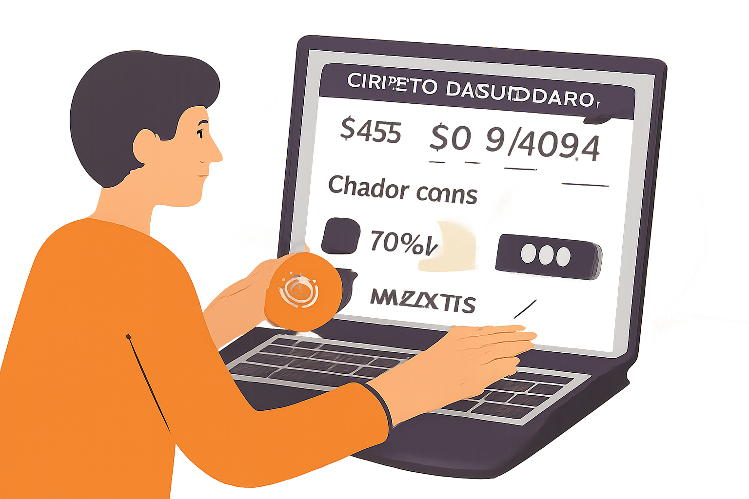 A user buying and holding creator coins on a crypto dashboard, showing the BASE price at $0.374984, with logos of Zora and Farcaster.