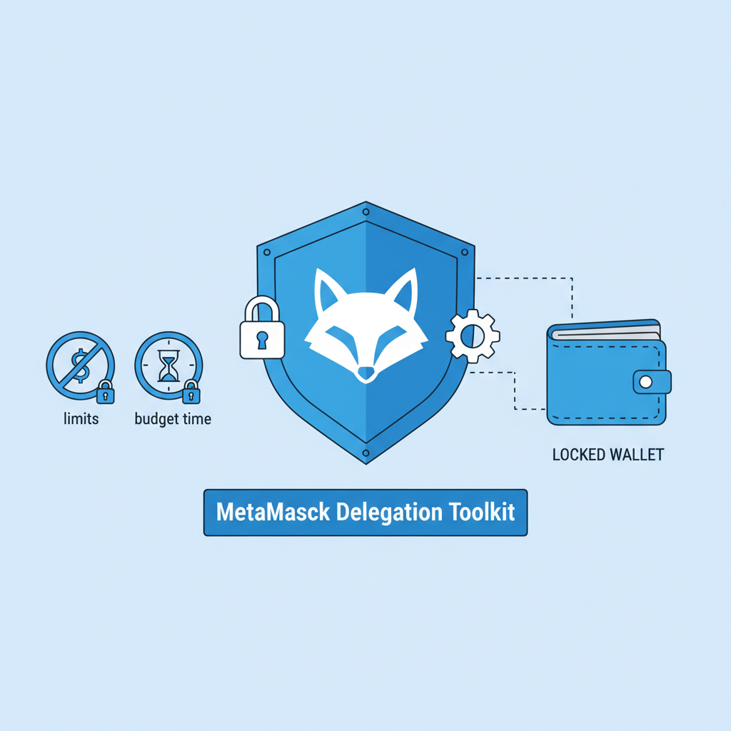 security shield MetaMask delegation toolkit limits budget time icons locked wallet