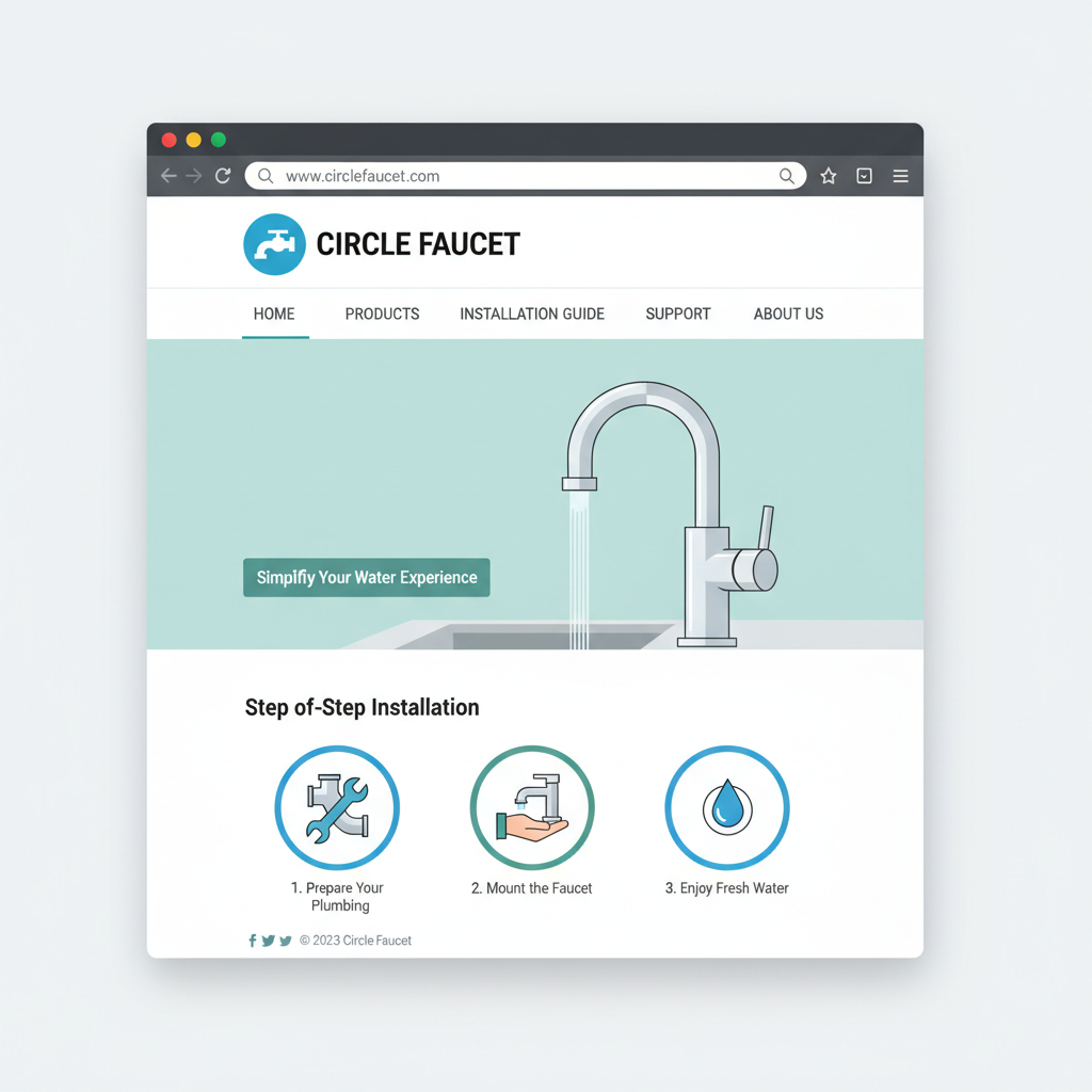 clean web browser screenshot of Circle faucet homepage