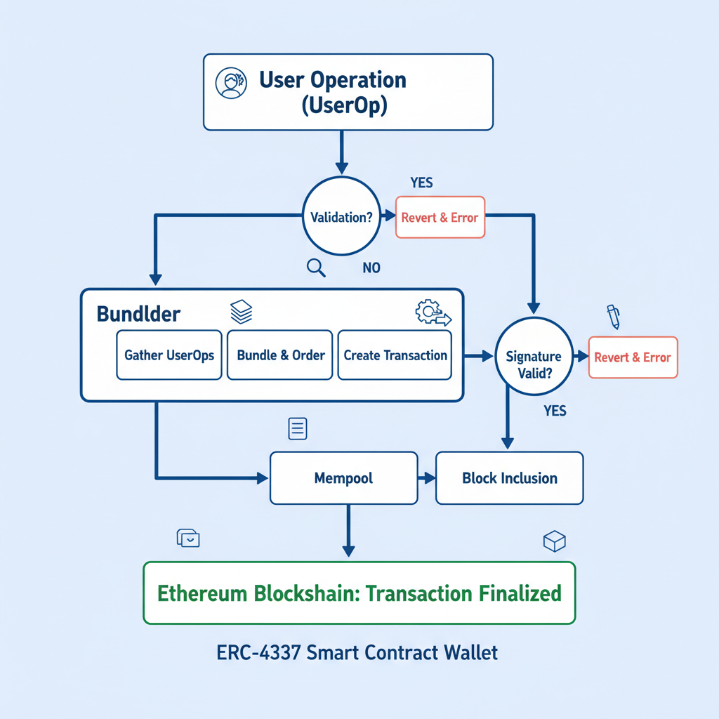 ethereum transaction bundling userop erc4337 flowchart