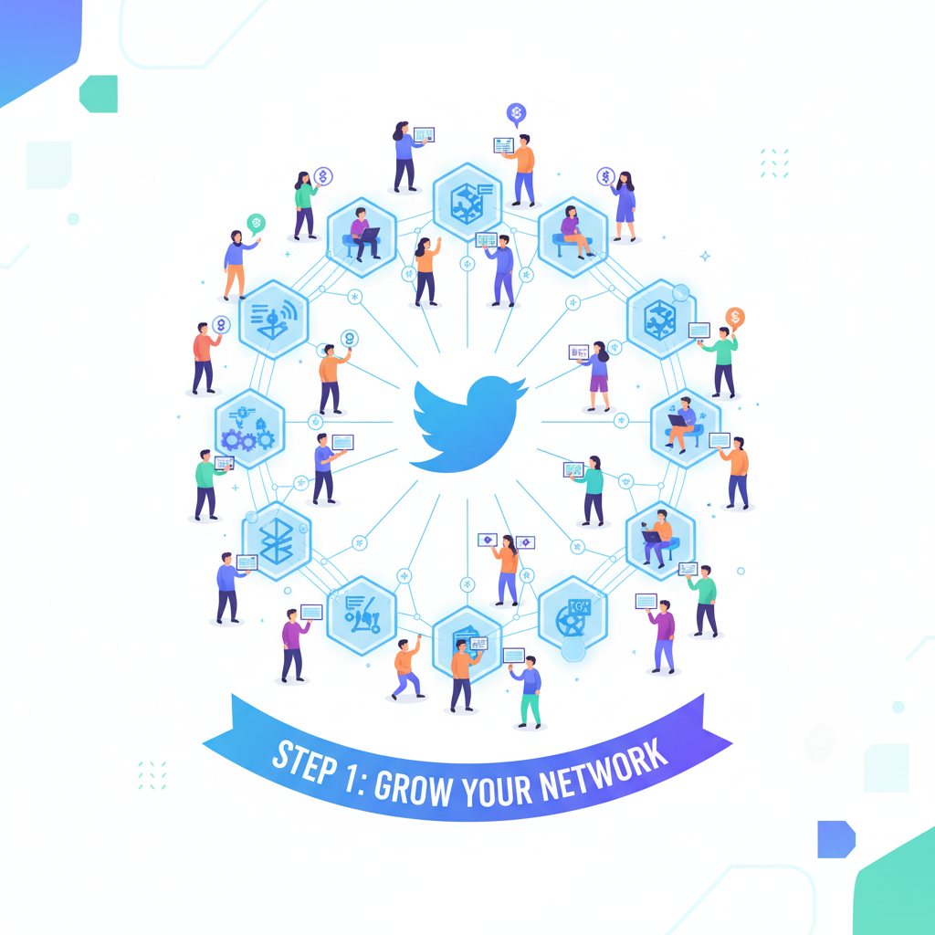 growing twitter community network, blockchain nodes expanding, vibrant web3 crowd