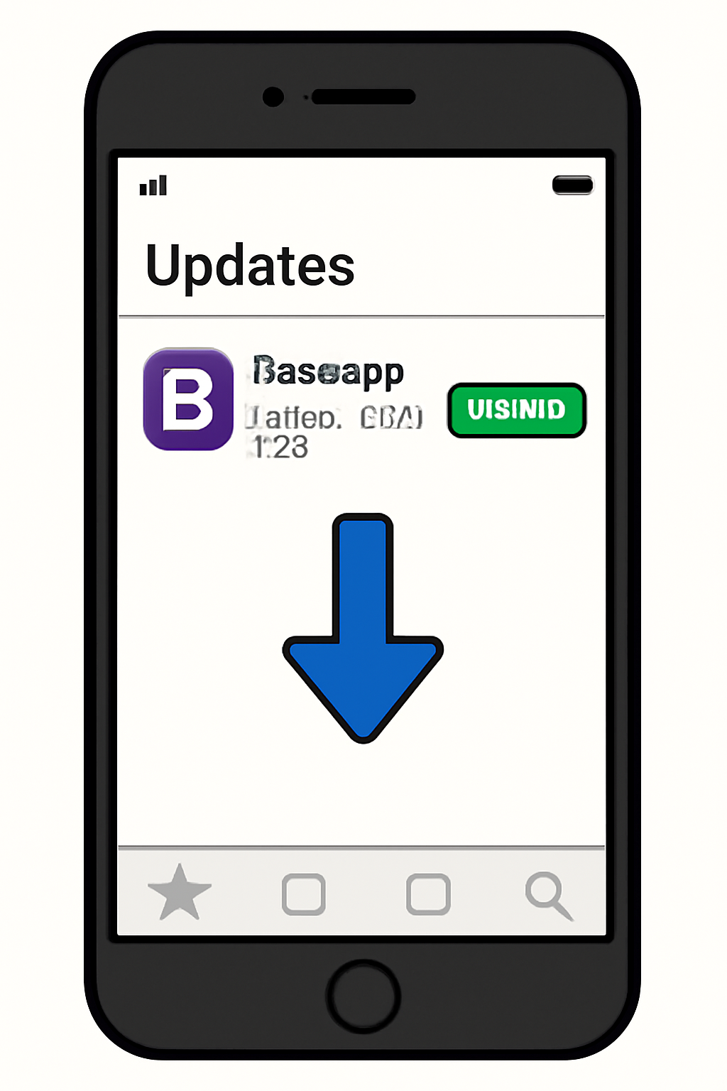 smartphone app store updating Baseapp crypto social app