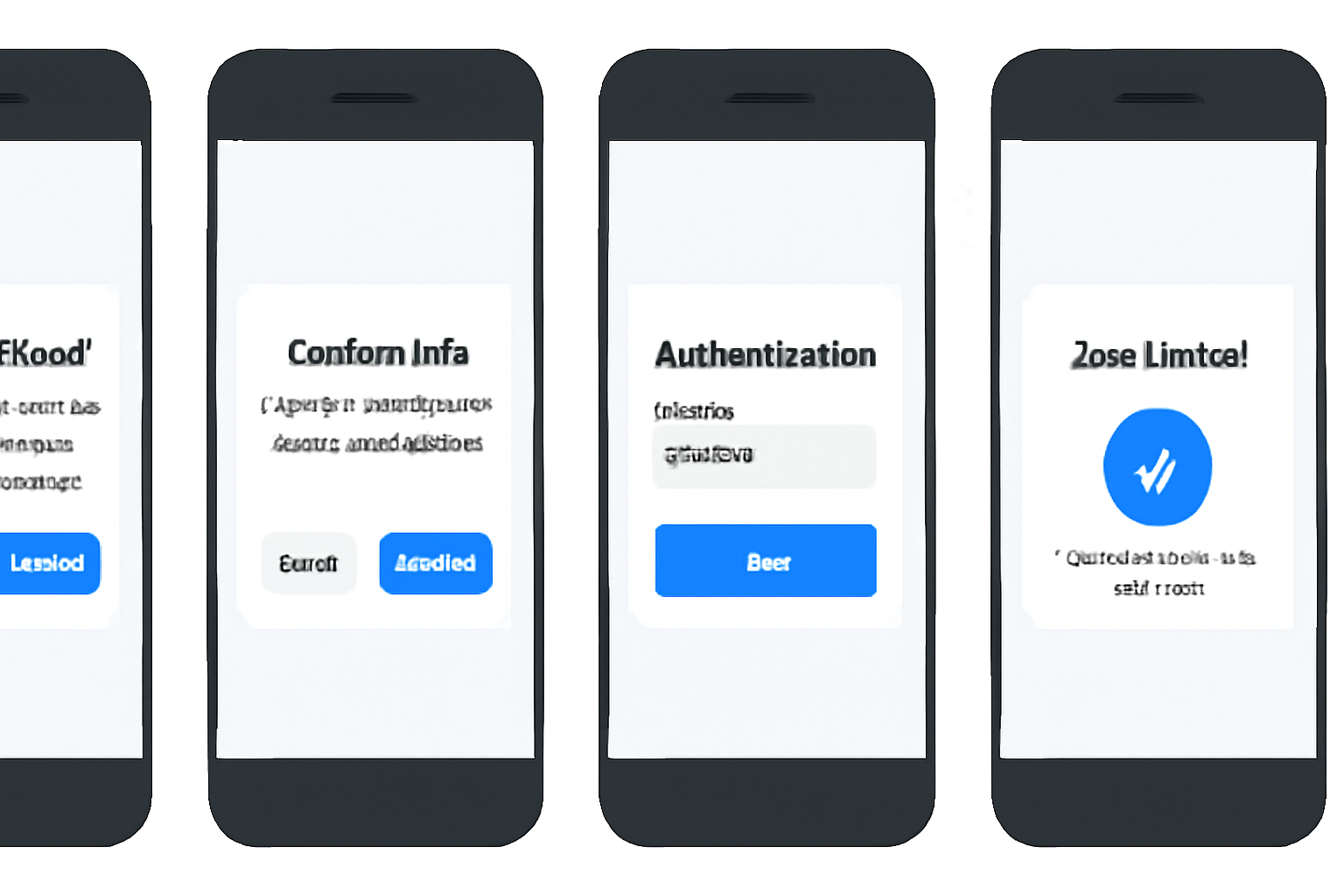A sequence of mobile app screens showing confirmation dialogs and authentication for linking Zora with Base app.