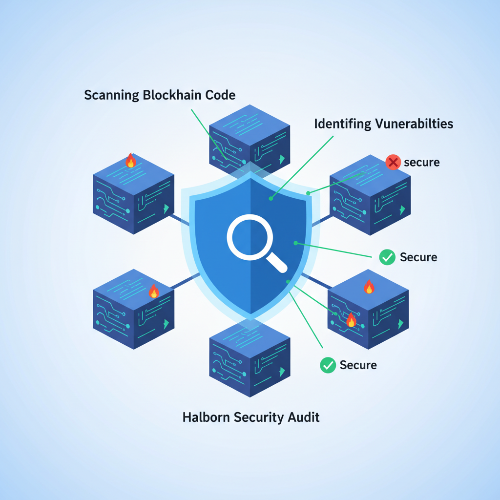security audit report scanning blockchain code vulnerabilities Halborn style