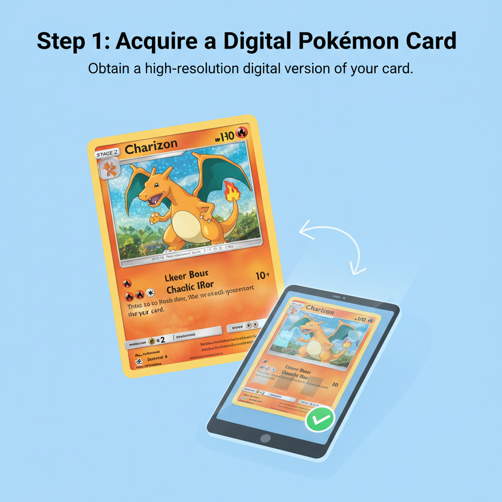 blockchain minting process for Pokemon card NFT, digital verification