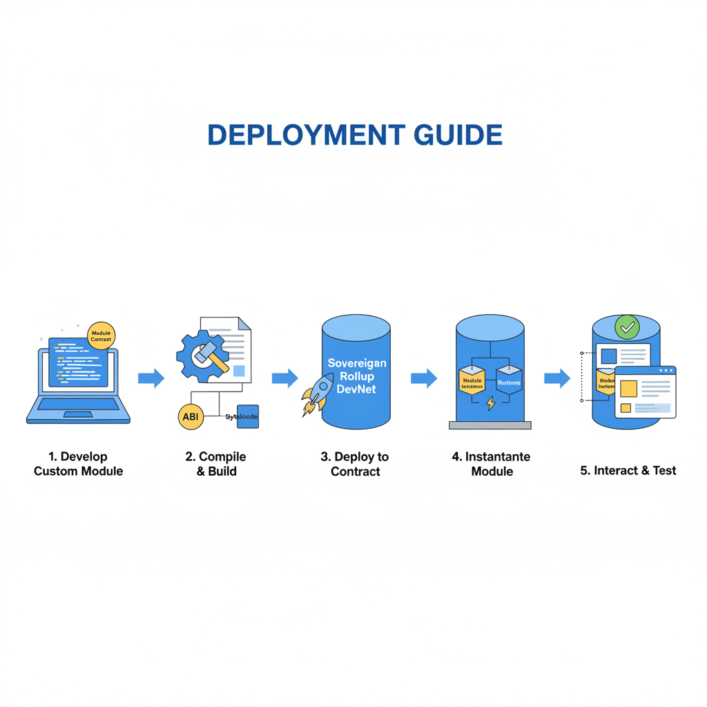 deploying custom module contract to sovereign rollup dev environment