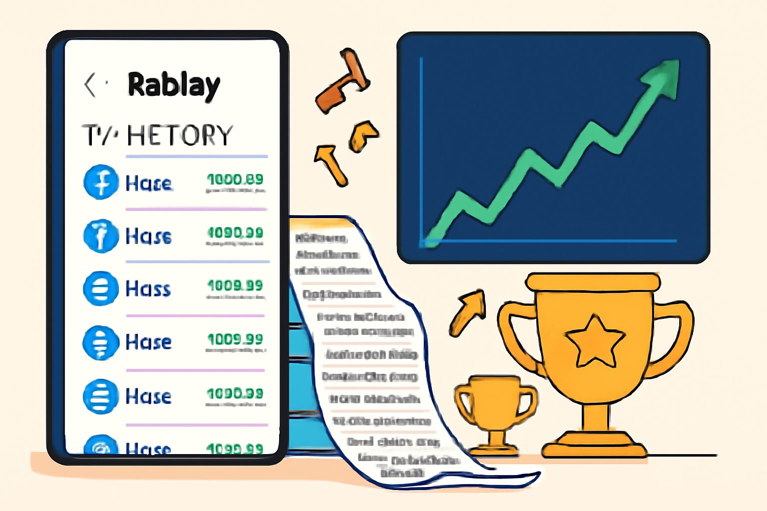 Rabby tx history overflowing with 100+ successful Base transactions, charts spiking, trophy icons for airdrop farming wins