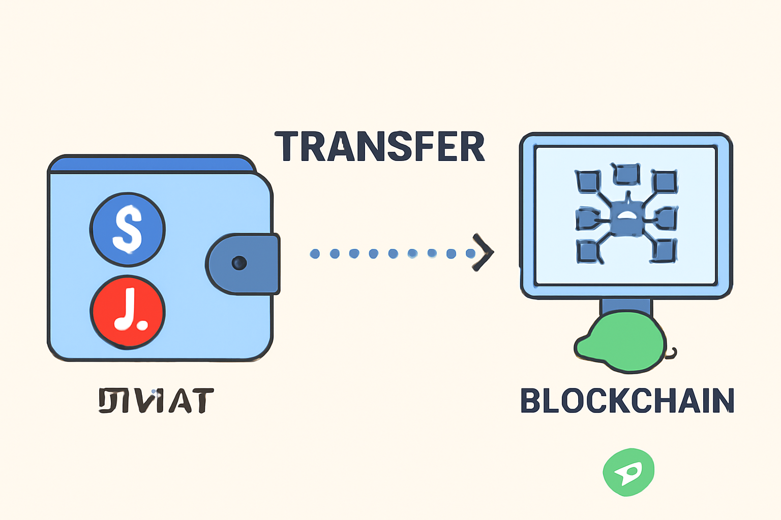 A digital wallet transferring stablecoins and AVAX into a blockchain platform, with clear transaction confirmation visuals.