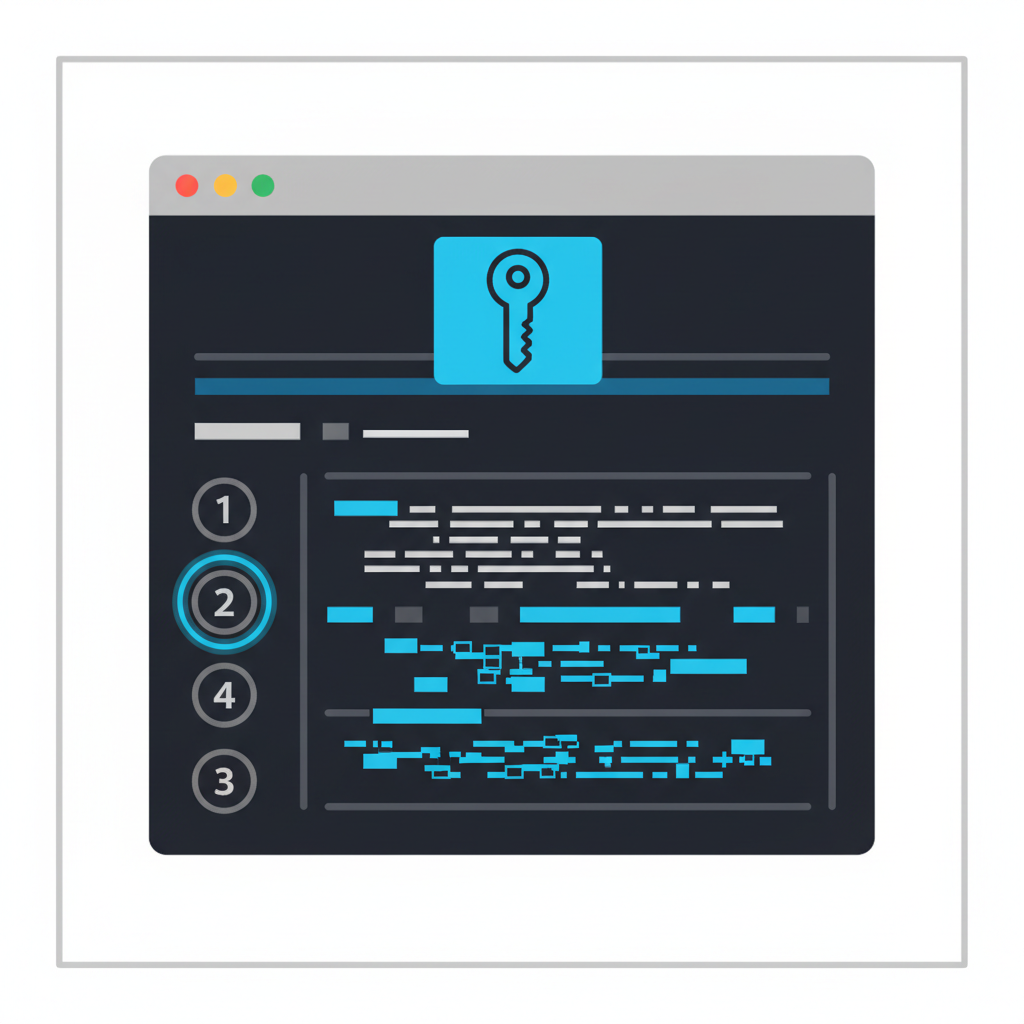 encryption keys glowing blue in terminal, data transforming to ciphertexts