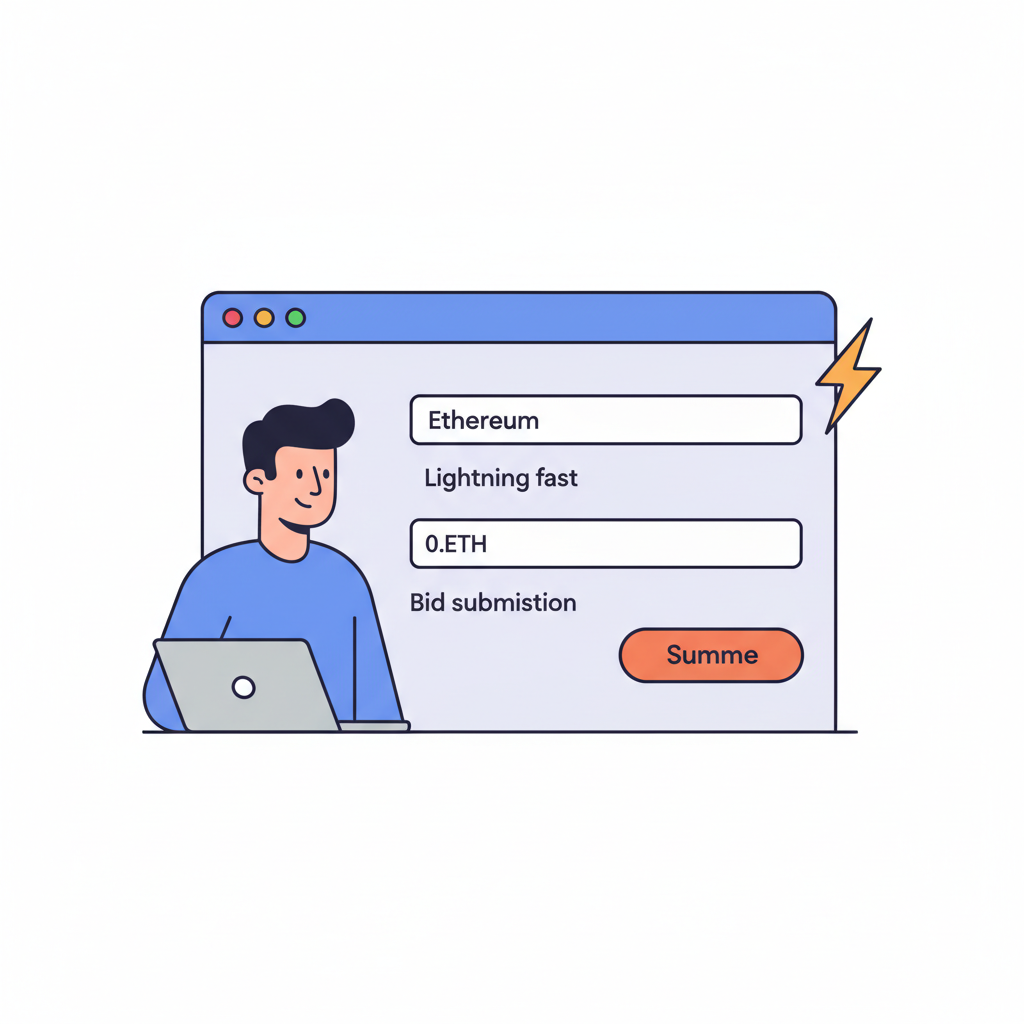 lightning fast bid submission on ethereum sequencer auction interface