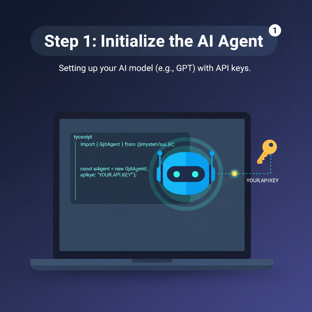 typescript code generating sui smart wallet beep sdk ai agent