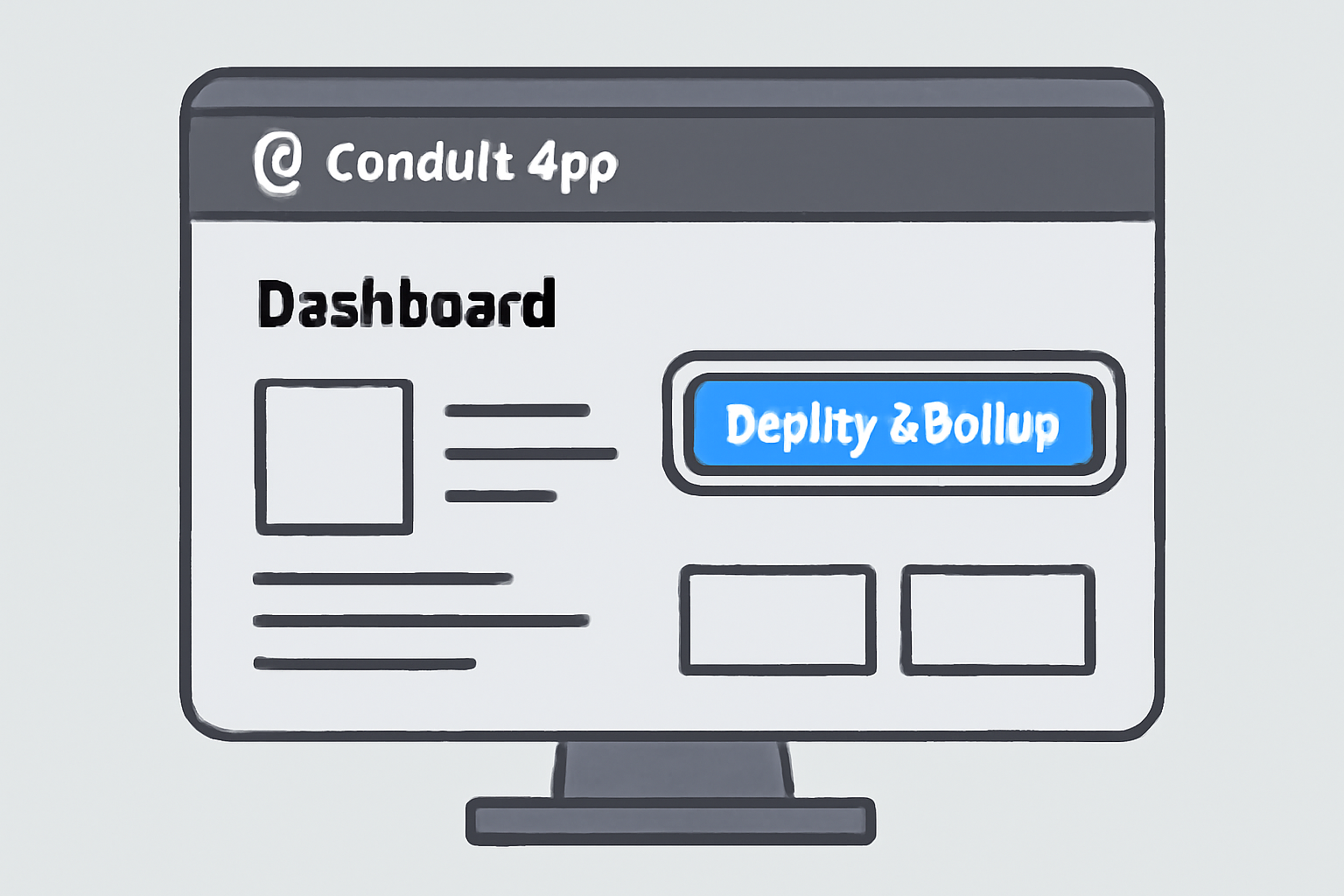 A computer screen displaying the Conduit App dashboard with a highlighted 'Deploy a Rollup' button