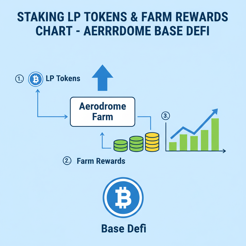 staking lp tokens aerodrome farm rewards chart base defi