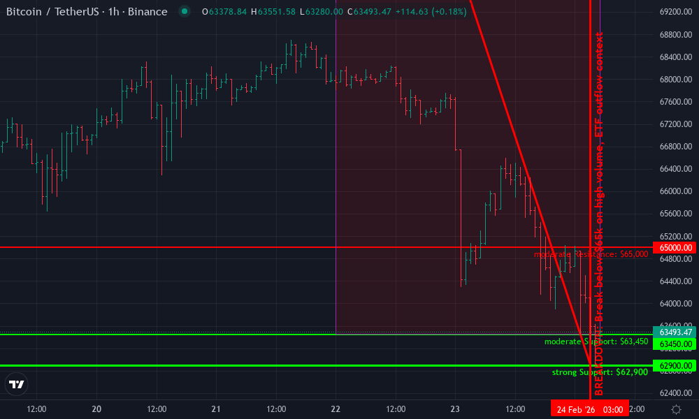 Bitcoin Technical Chart by Clara Whitman
