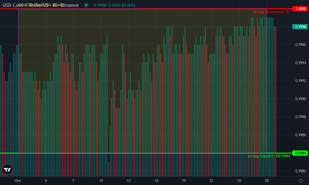 USD Coin (USDC) Technical Chart by Damian Russo