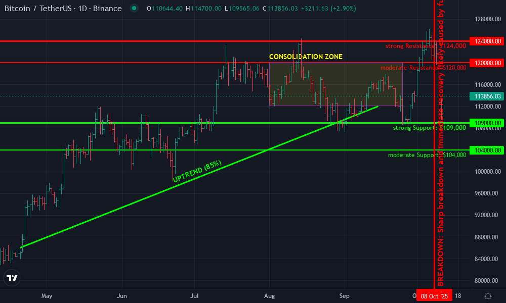 Bitcoin Technical Chart by Darren Kirkwood
