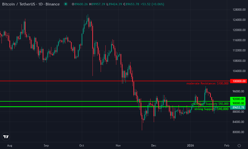 Bitcoin Technical Chart by Market Analyst