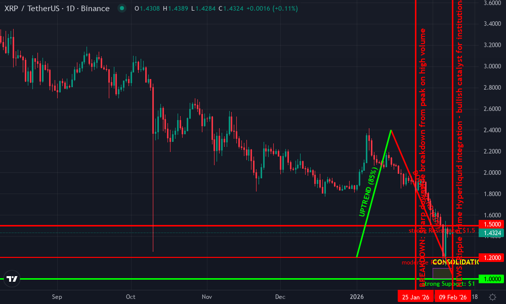 XRP Technical Chart by Market Analyst