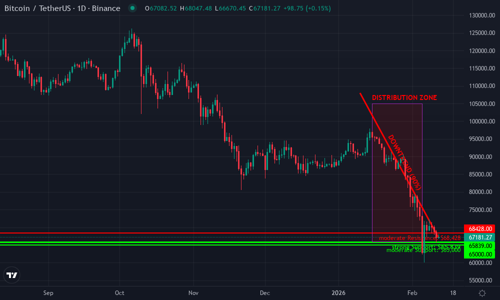 Bitcoin Technical Chart by Market Analyst
