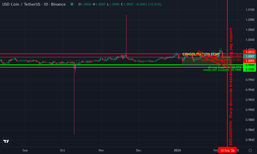 USDC / USDT Technical Chart by Market Analyst