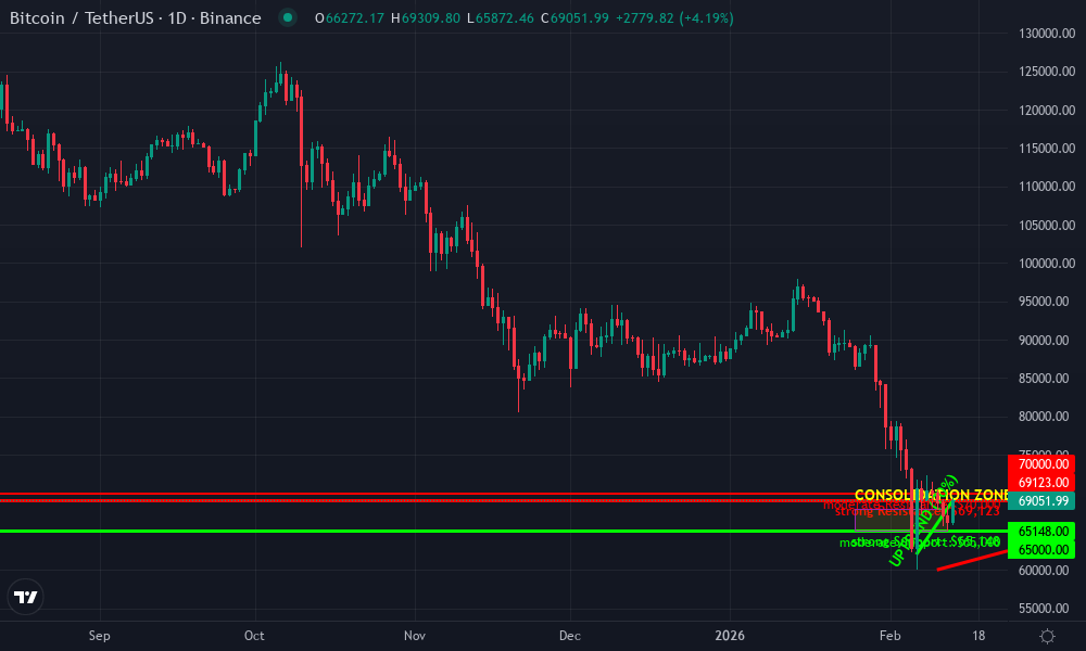 Bitcoin Technical Chart by Market Analyst