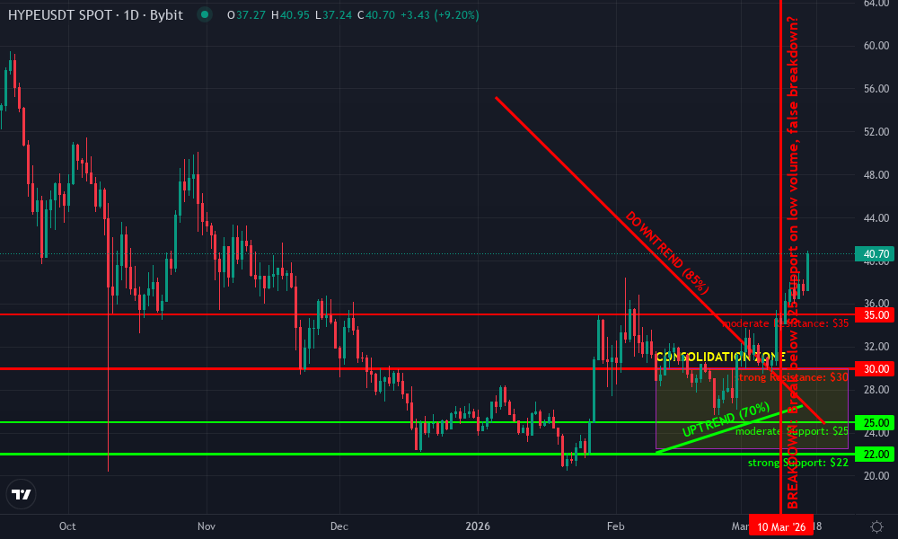 Hyperliquid Technical Chart by Market Analyst
