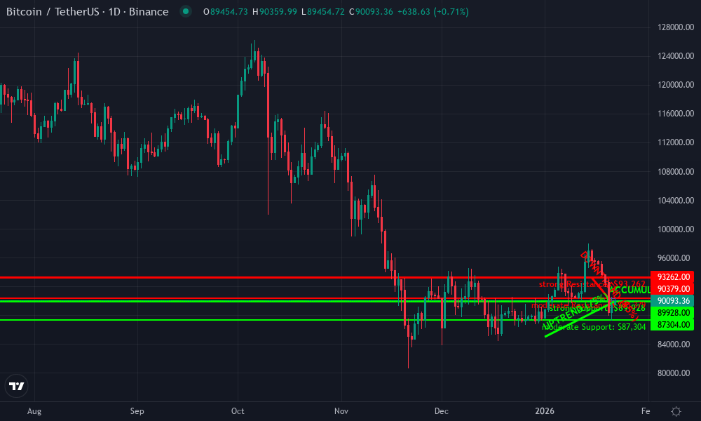 Bitcoin Technical Chart by Market Analyst