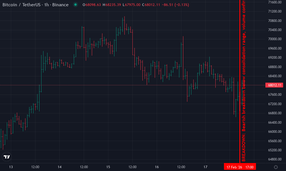 Bitcoin Technical Chart by Evan Callahan