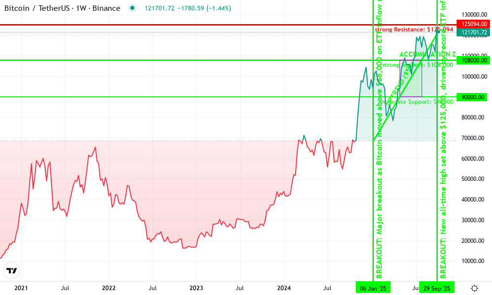 Bitcoin Technical Chart by Jill Carmichael