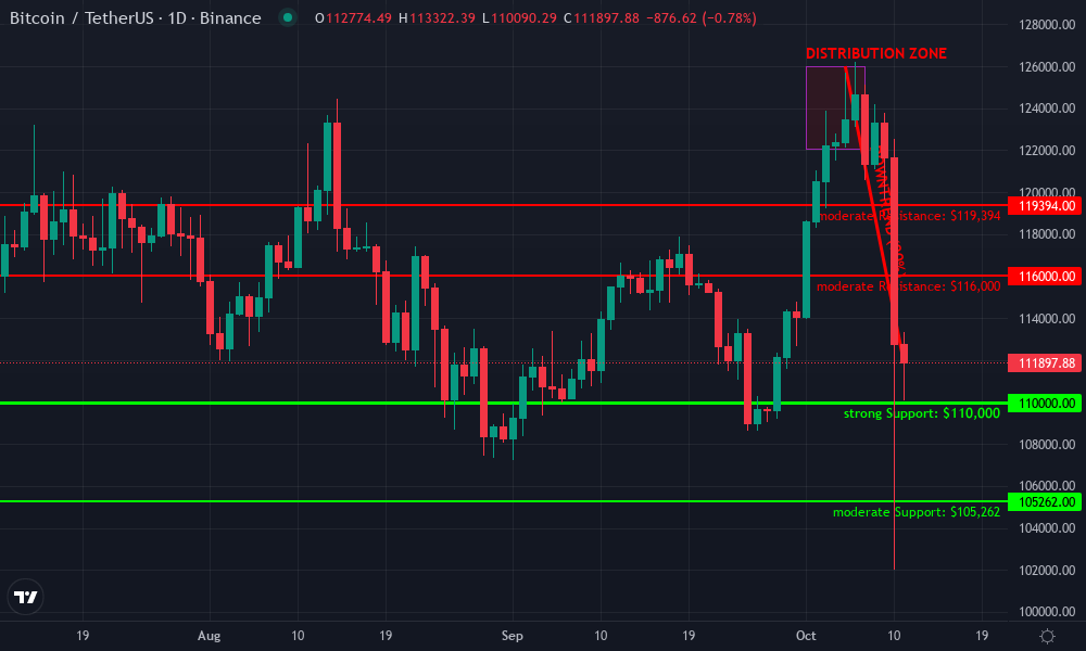 Bitcoin Technical Chart by Julian Farrow