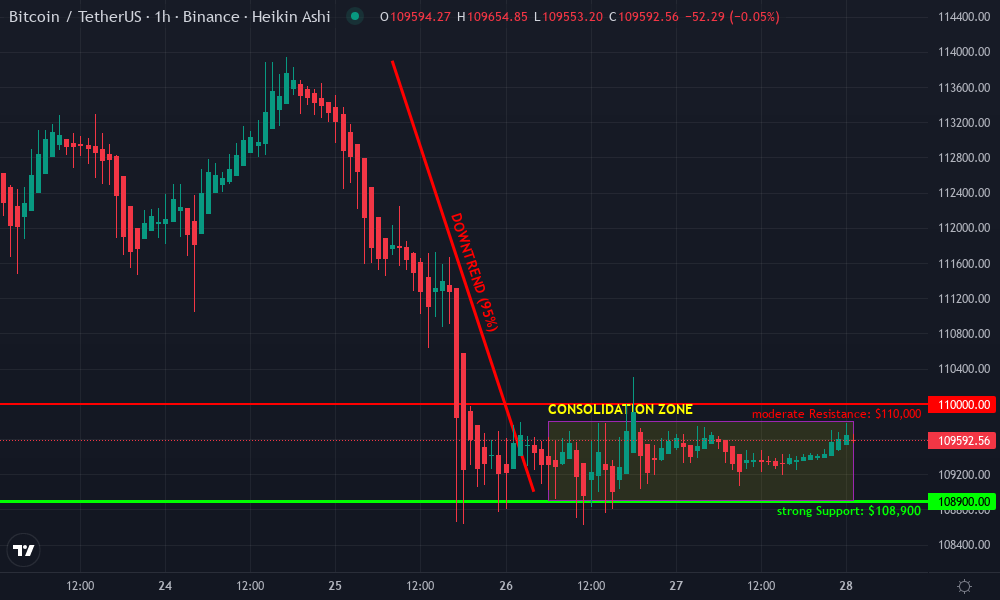 Bitcoin Technical Chart by Marcus Fletcher