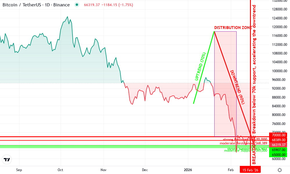 Bitcoin Technical Chart by Marissa Chow