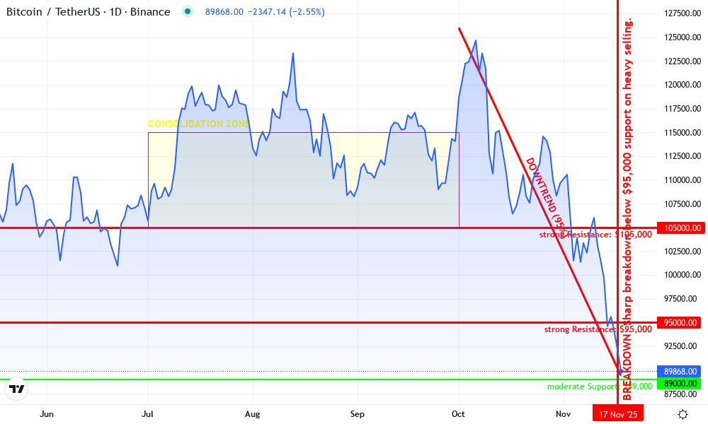 Bitcoin Technical Chart by Maya Callahan