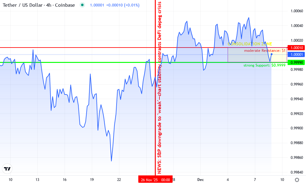 Tether (USDT) Technical Chart by Maya Lennox