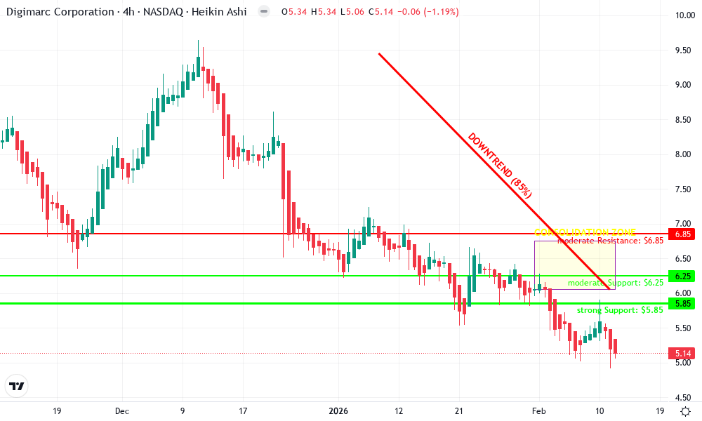 Digimarc Corporation Technical Chart by Michael Brown