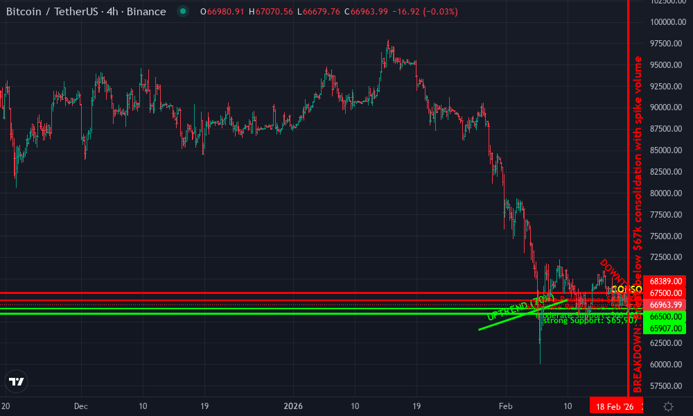 Bitcoin Technical Chart by Sophia Nguyen