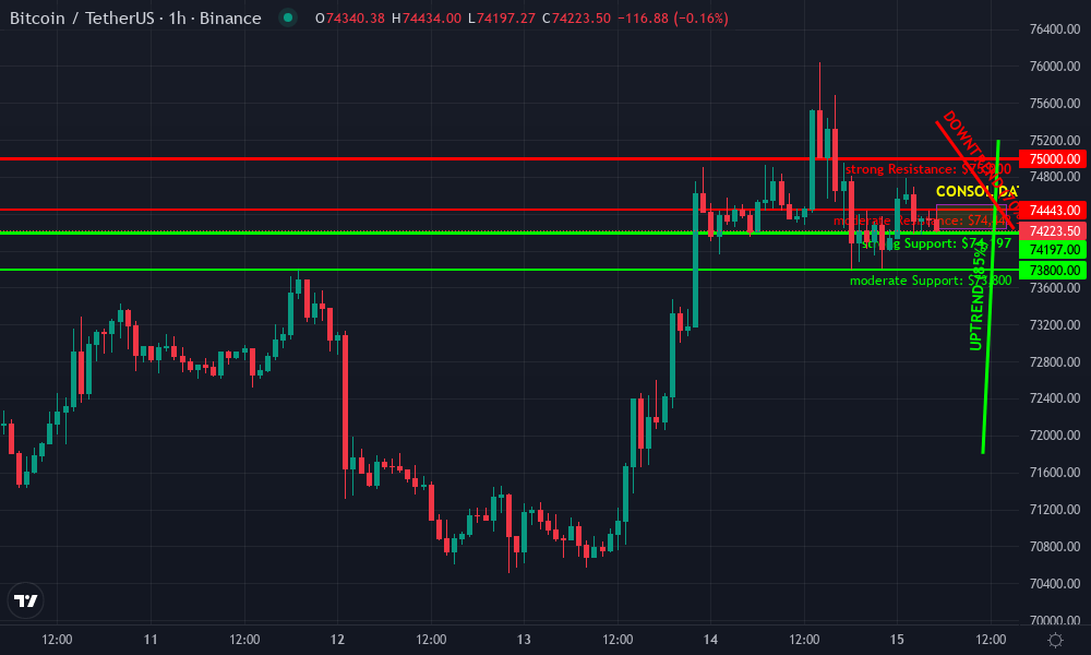 Bitcoin Technical Chart by Sophia Ramirez