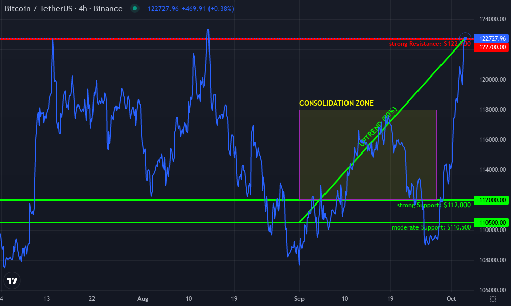 Bitcoin Technical Chart by Sophia Rowland