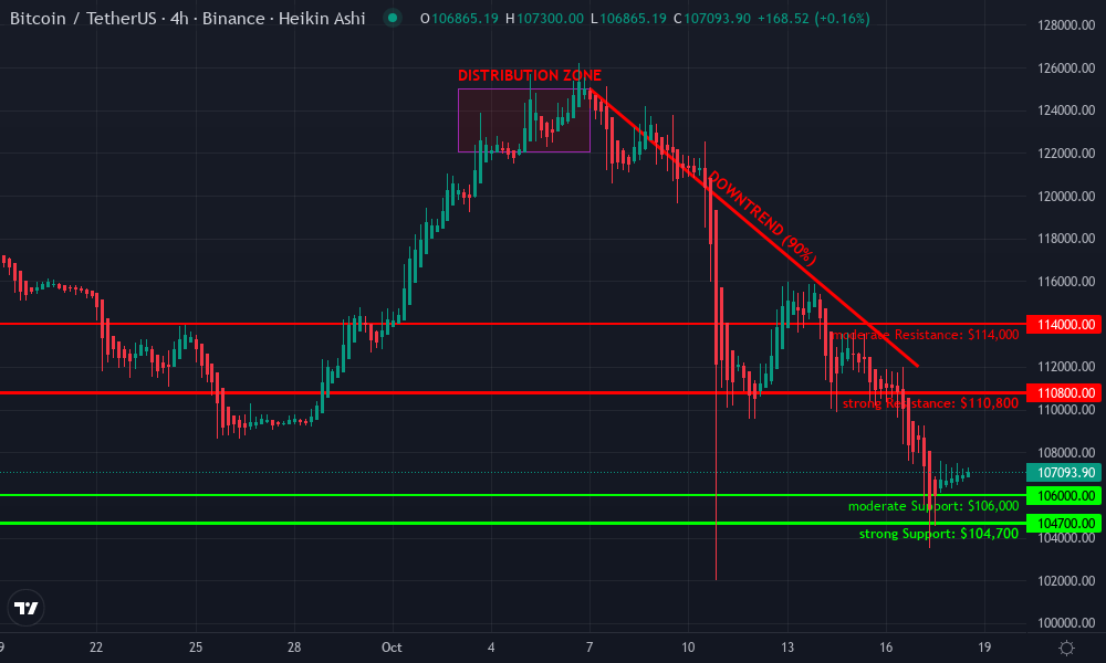 Bitcoin Technical Chart by Troy Bennett