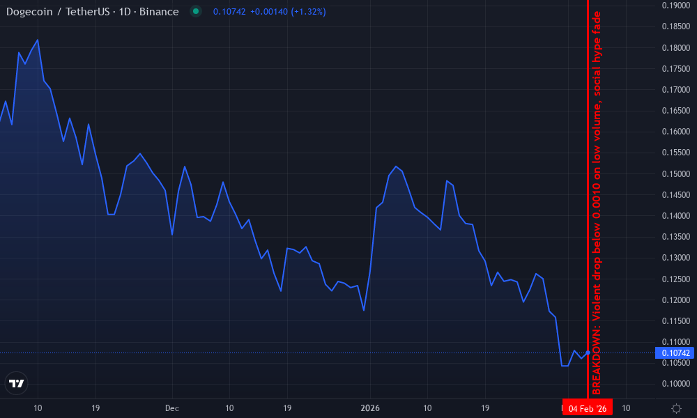 Dogecoin Technical Chart by William Garcia